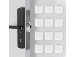 12 Protectores Pared Silicona Transparentes 4cm Autoadhesivos