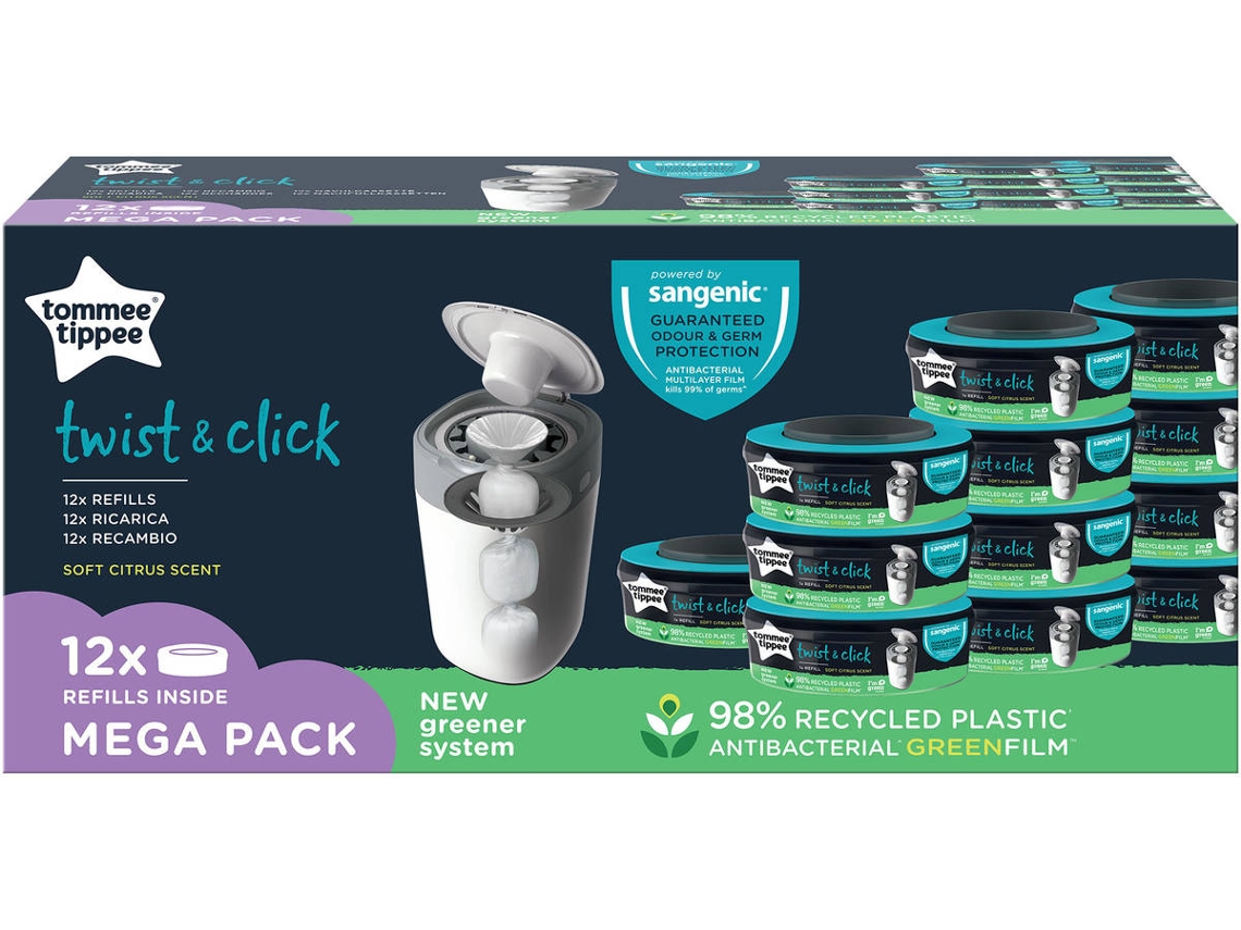Recambio  TOMMEE TIPPEE Twist & Click x 12 W