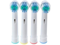 Cabeça Sobressalente Para Escova De Dentes Oral-b, Cerdas Macias, Modelo Eb-60a, 4 Unidades, Para Higiene Bucal.
