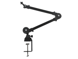 Soporte de micrófono robusto, ajustable y plegable, ideal para estudios de grabación y actuaciones en directo. MDUG
