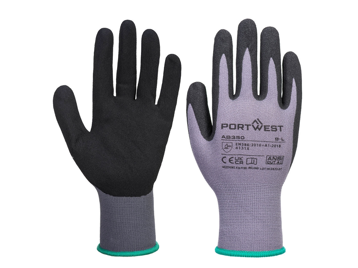 Dermiflex Essential Multipack (pack De 12 Guantes) Gris Negro / Xxl