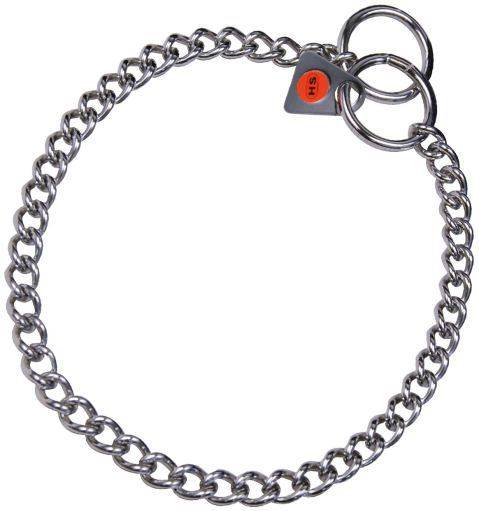 Collar para Perros HS SPRENGER Enlace trenzado de acero inoxidable Plateado (55-55 x 0.2 cm)