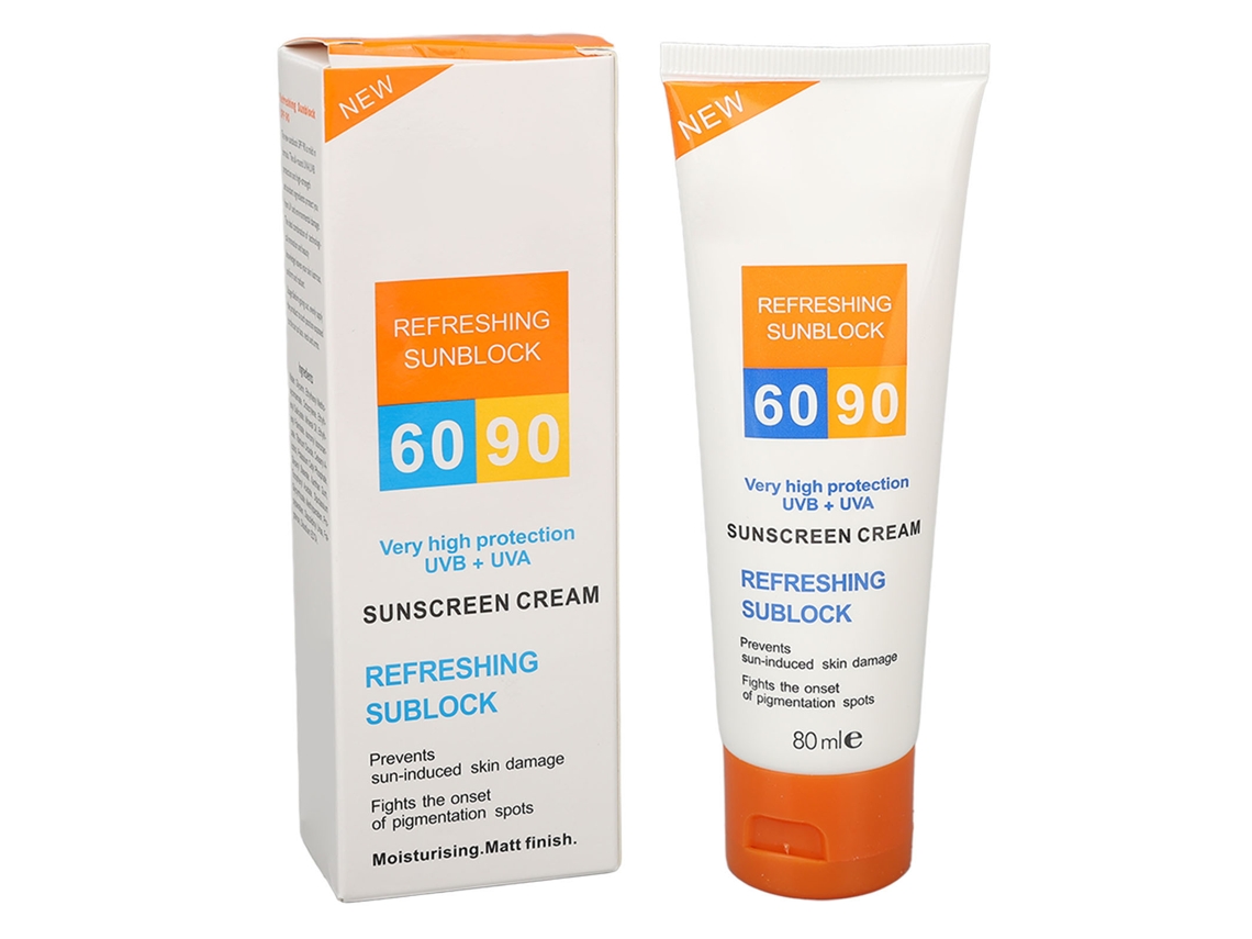 Protector Solar Universal Hidratante SPF 90 80ml para Playa y Natación, Absorción Rápida y Reparador de Piel