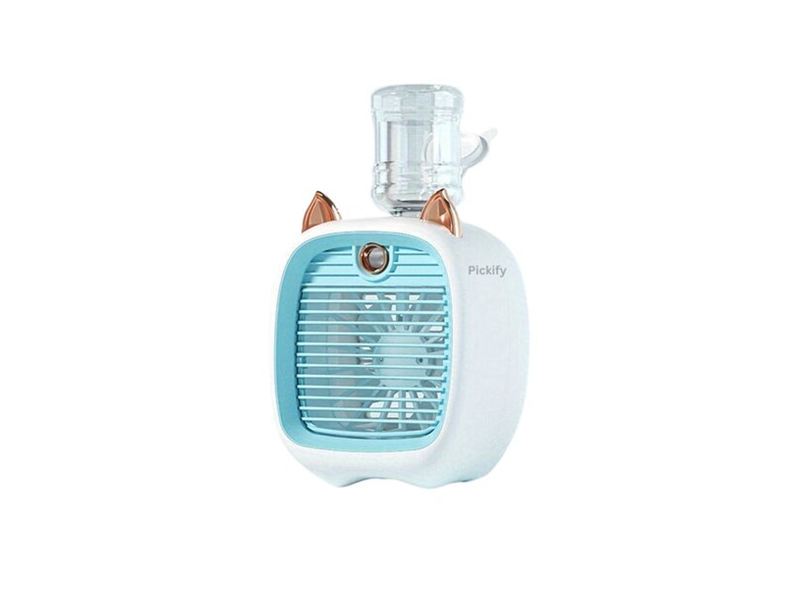Mini aire acondicionado portátil con 3 niveles de refrigeración por agua, USB C, humidificador en aerosol, Pickifyvayotoy
