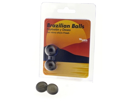 Estimulador DIVERTY SEX&GT;TALOKA 2 Bolas Brasileñas Efecto Fresco Gel Emocionante