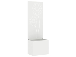 Biombo de jardín blanco calado 50x140 cm MAISON EXCLUSIVE