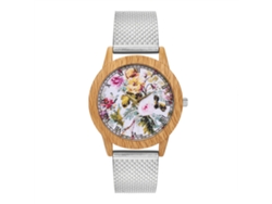 Reloj De Pulsera De Cuarzo Simple De Silicona Para Hombre Y Mujer Zhoulianfa (plata)