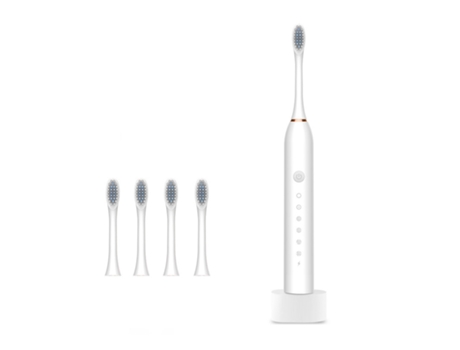 Cepillo de dientes eléctrico HHZ Cabezales de cepillo recargables ultrasónicos Base4