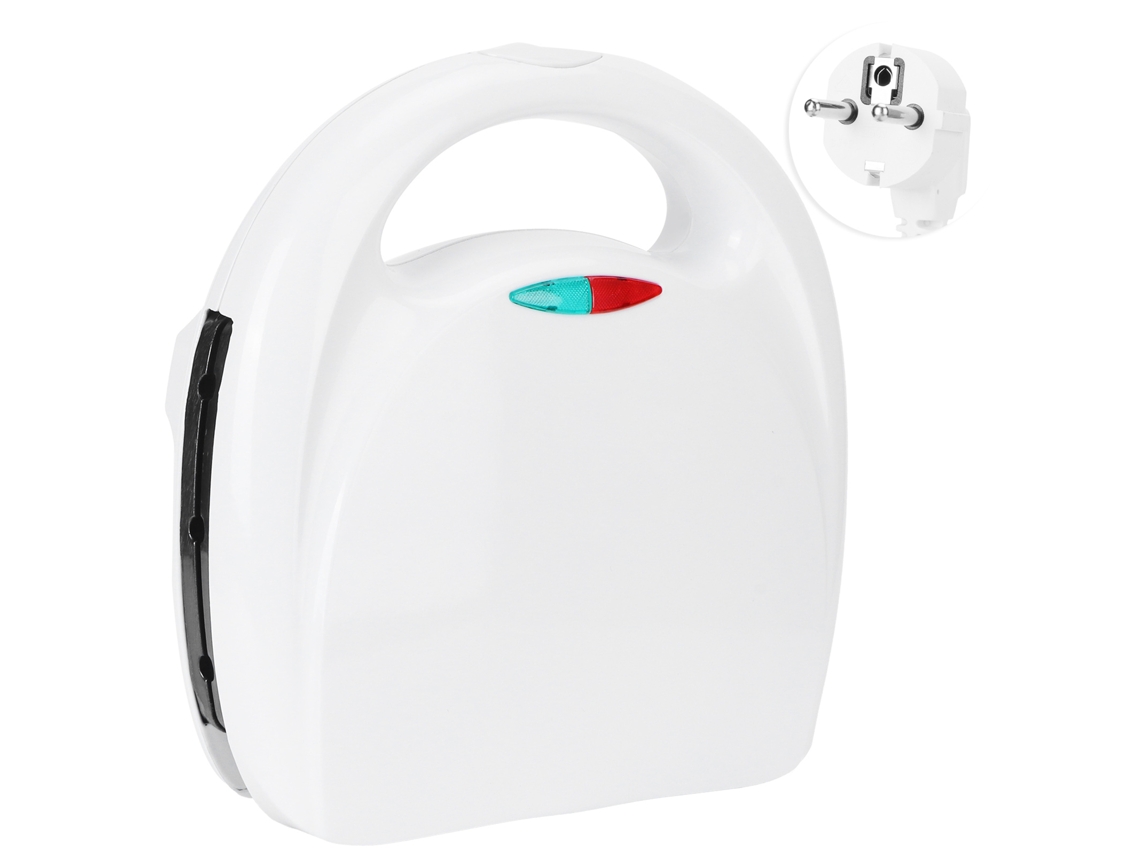 Máquina Para Hacer Perritos Calientes De 850 W, 6 Orificios, Multifuncional Con Paneles Calefactores Antiadherentes Dobles.
