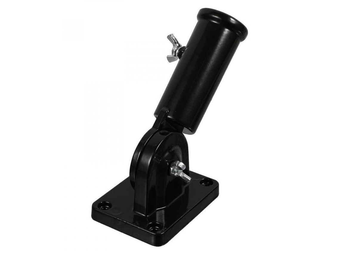 Soporte De Palo De Bandera Ajustable De Aluminio Resistente Para Exterior E Interior Negro Cgo