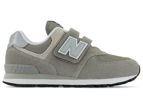 Zapatillas Deportivas NEW BALANCE 574 Para Niños (Gris - Material Sintético, Tejido -30)