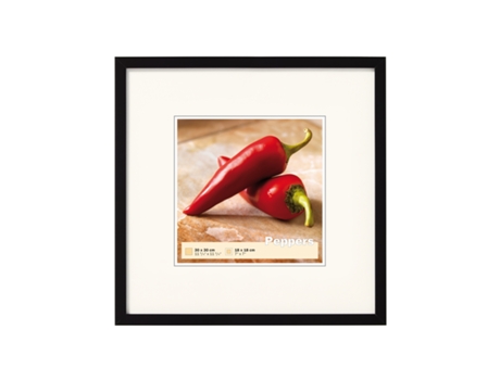 Marco para fotos Peppers Marco de madera tamaño 30X30 cm negro MY PERFECT DESIGN
