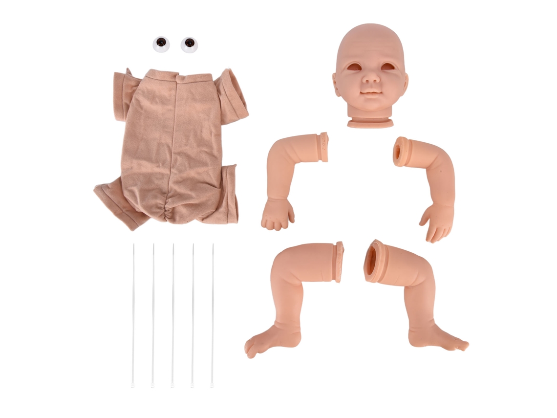 2026-kit De Muñeco Reborn 21 Pulgadas Vinilo Suave Piezas Sin Pintar Accesorios Diy Para Niños