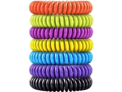 Paquete De 7 Pulseras Antimosquitos Para Niños Y Adultos - Hierba Limón Natural, Hierba Limón Y Eucalipto