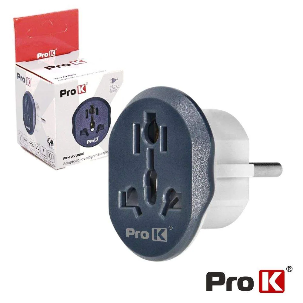 Adaptador de viaje PRO K Europe