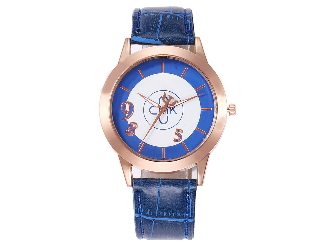 Reloj De Cuarzo Para Mujer Yolako Con Correa De Plástico Y Esfera Roja Con Diseño De Cielo Estrellado.