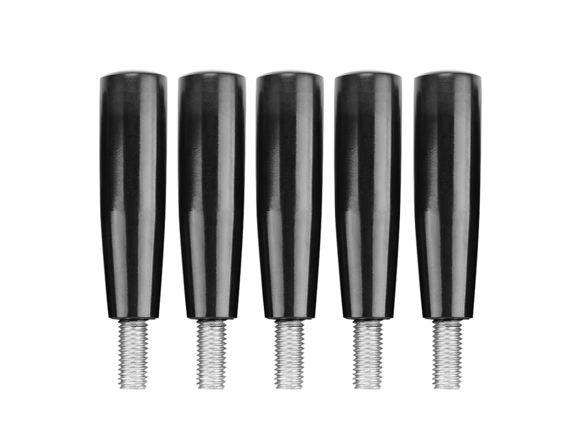 5 Piezas De Mango Giratorio De Baquelita Para Fresadora De Roscas, Repuesto M12*100