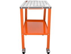 Mesa de soldadura de acero Succebuy de 36 x 18 pulgadas, banco de trabajo portátil con capacidad para 1200 libras