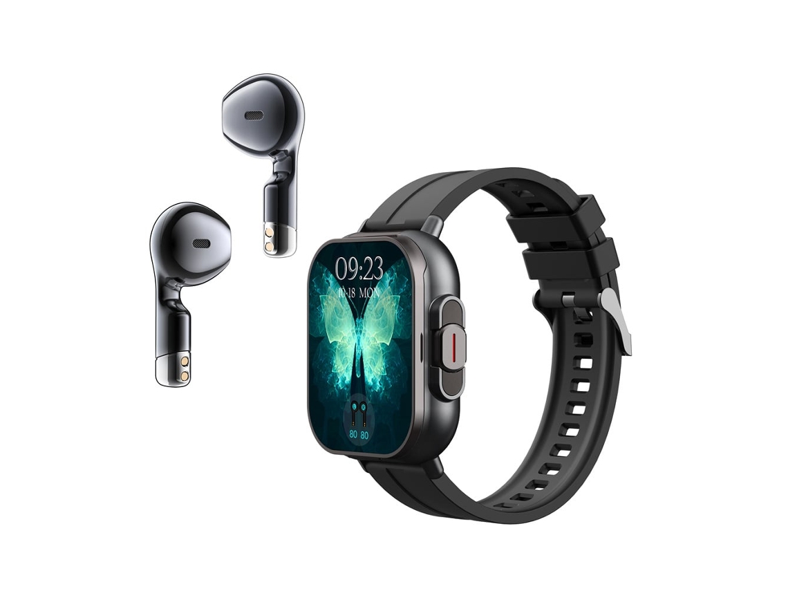 Reloj Inteligente D8 Con Auriculares 2 En 1, Pantalla Táctil Completa De Pulgadas, Llamadas