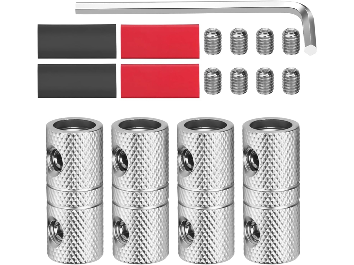 Terminales Metálicos De Calibre 0 Para Automóviles, Conector Estéreo O Acoplador De Empalme, Cable De Tierra