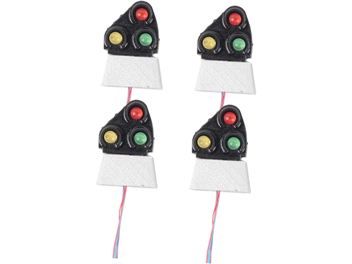 5 Juegos De Mini Accesorios Decorativos De Tren Con Luces Para Decoración De Mesa Diy