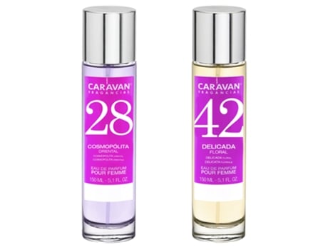 Set de 2 perfumes Caravan para mujer Nº42 y Nº 28