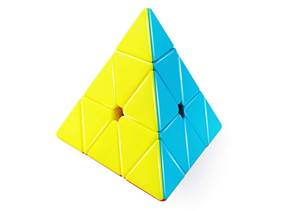Cubo Pirámide Sin Adhesivo, Rompecabezas De Velocidad Para Niños De 3 A 3 Años
