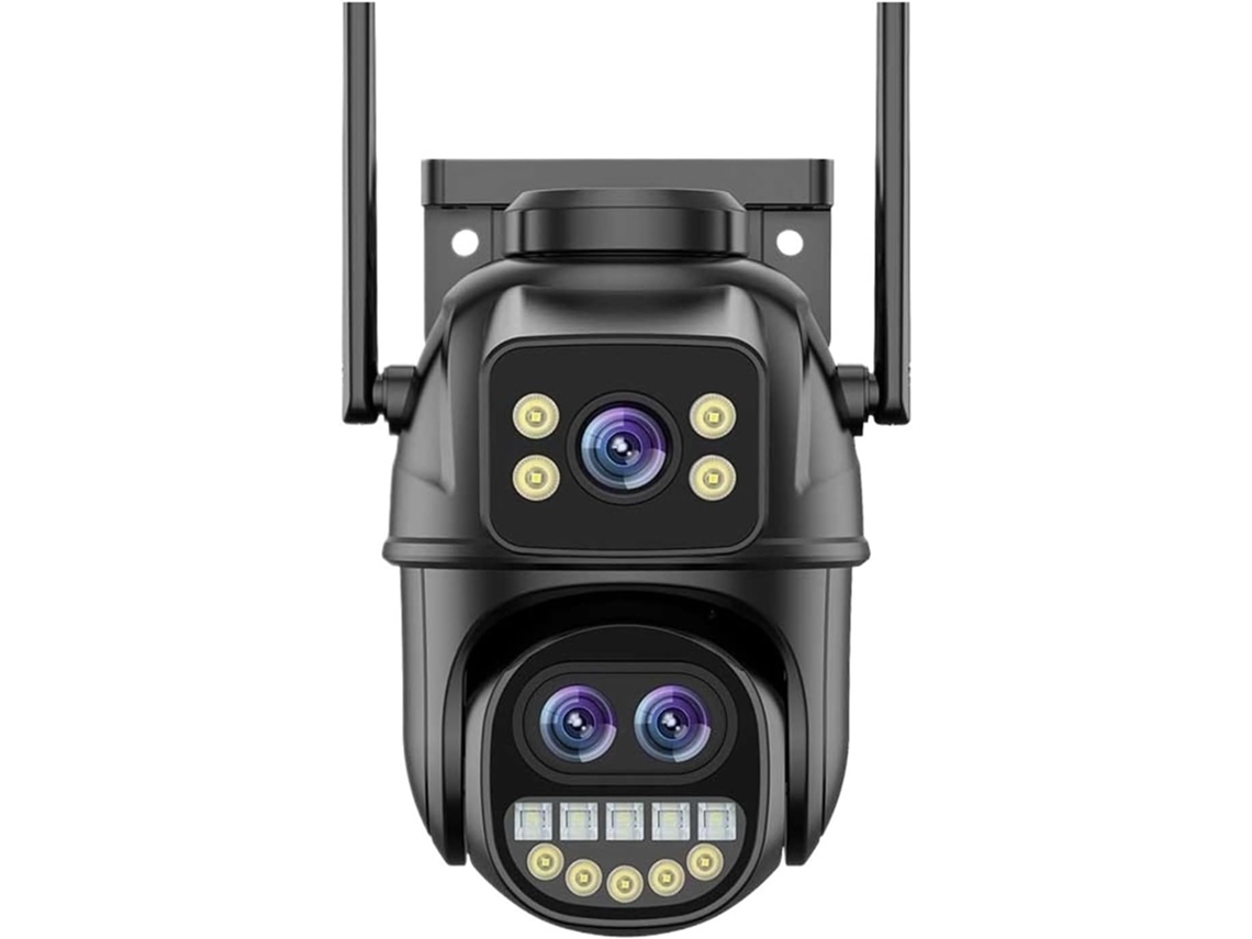 Cámara Ip Wifi 4k Hd De 8 Mp Para Uso En Exteriores, Zoom 8x, Triple Lente, Doble Pantalla.