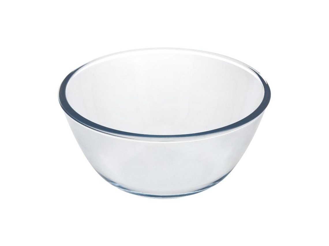 Bol de Cristal. Ideal Para Mezclas. 2.5 Litros. Libre BPA. Cristal de Borosilicato.Ensaladas. Postres. Cocina. Resposteria ORYX