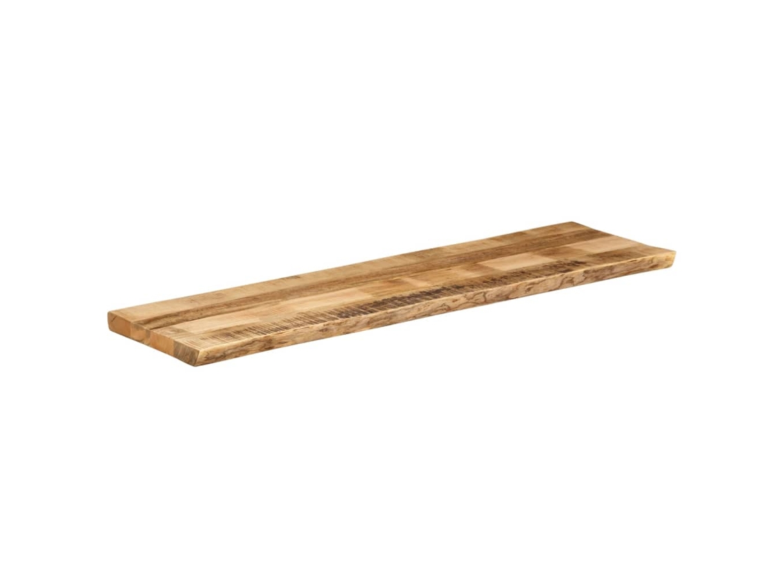 Tablero De Mesa | Superficie De Mesa | Tablero De Escritorio Borde Natural Madera Maciza Mango 180x40x2,5 Cm Wsd97345