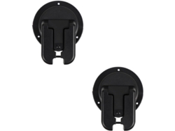 Juego De 2 Soportes Portátiles Para Micrófono Para Radio De Coche, Con Clip De Montaje Universal.