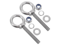 Pernos De Ojo De Acero Inoxidable M6x20 – Kit De 4 Piezas Con Arandela Plana