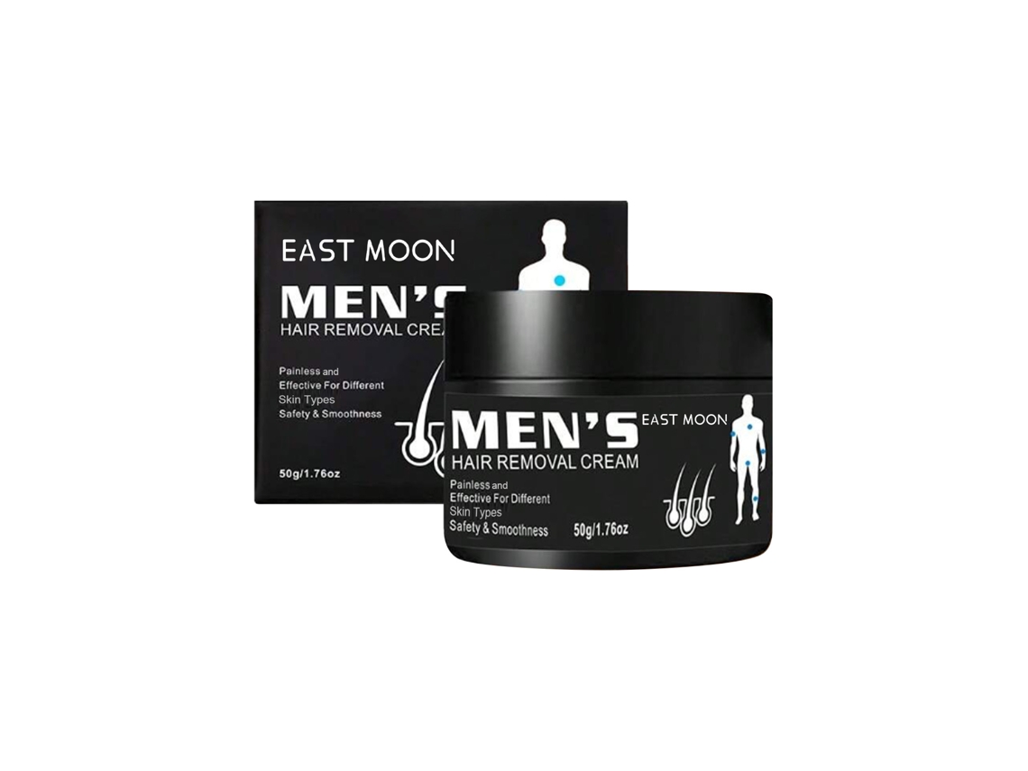 Crema depilatoria para hombres, fórmula suave y no irritante, para axilas, piernas y pecho, 50 g