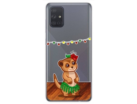 Carcasa Samsung Galaxy A71 TUMUNDOSMARTPHONE Dibujos Transparente Multicolor