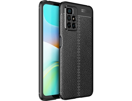 Funda Xiaomi Redmi 10 Rugged Leather (Negro)