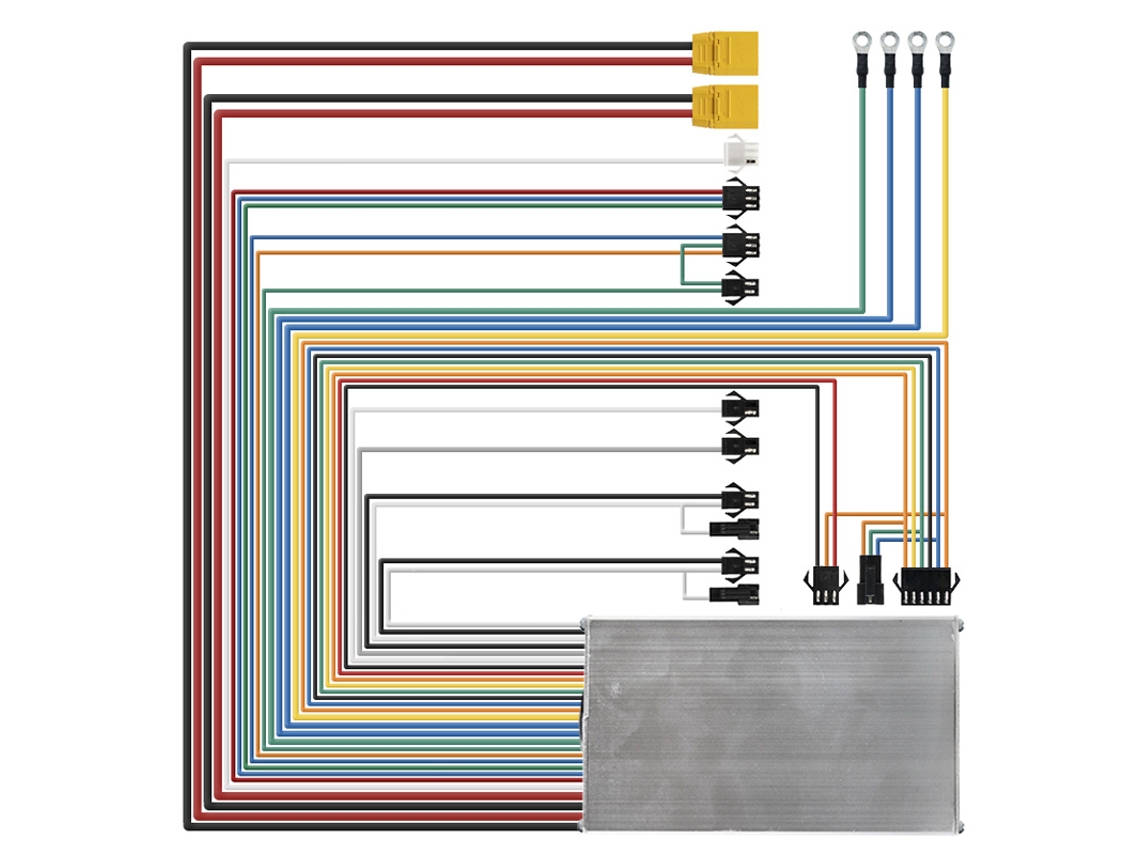 Controladora 72v 45a 3000w - A Y B Lcd Qs-s4 kyesang