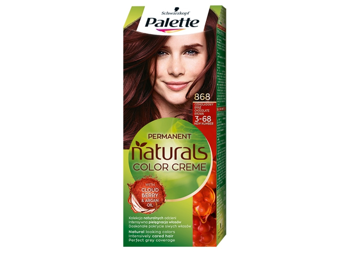 Paleta de Color Permanente Natural en Crema 868/3 68 Marrón Chocolate