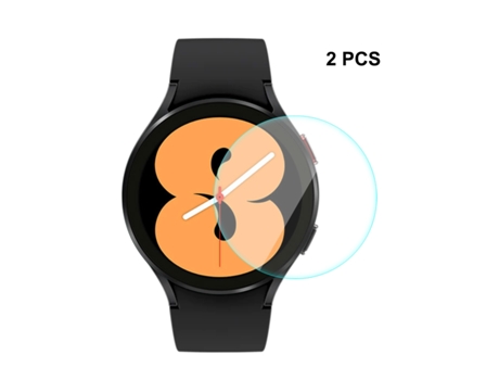 2 piezas para Samsung Galaxy Watch4 40mm Enkay Hat-Prince 0,2mm 9H 2.15D borde curvado Protector de pantalla de vidrio templado película de reloj