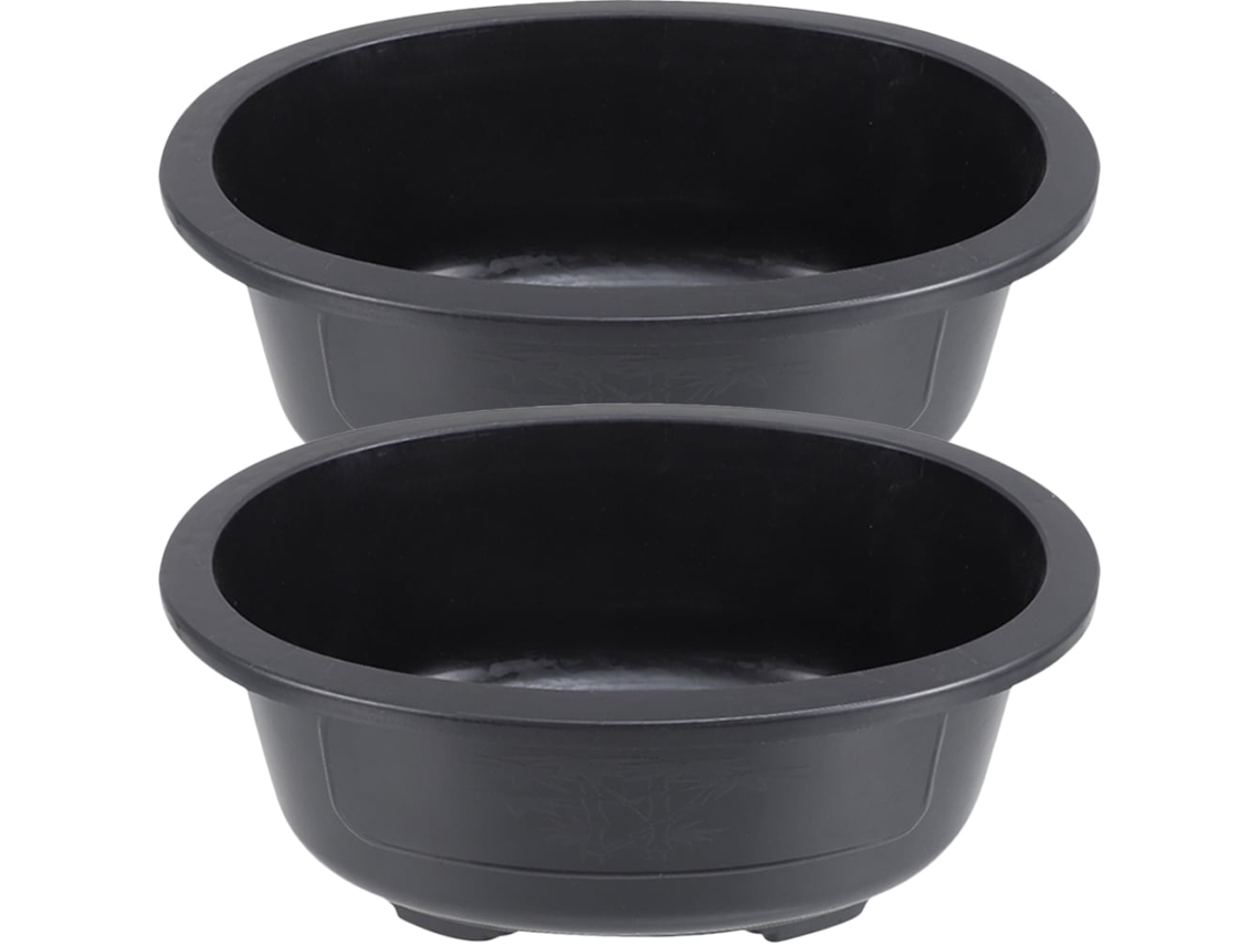 2 Vasos De Flores Elípticos De Grande Capacidade, Adequados Para Uso Doméstico, Jardinagem, Cultivo De Vasos