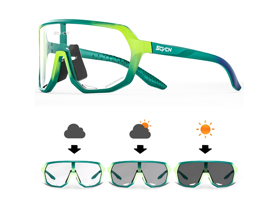Gafas Fotocromáticas Para Ciclismo, Gafas Para Bicicleta De Montaña, Gafas Para Deportes Al Aire Libre Y Montañismo.