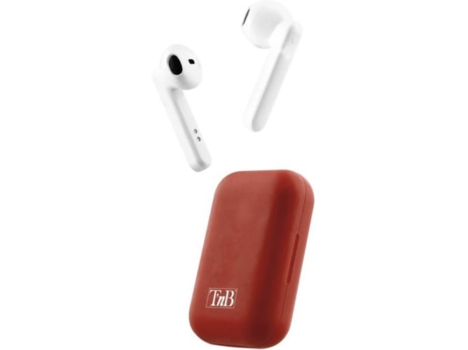Auriculares Bluetooth True Wireless TNB Ebshinyrd (In Ear - Micrófono - Rojo)