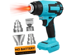 Soplador De Aire Caliente Con Cable De 18 V Con Boquillas Eléctricas De Calentamiento Rápido, Compatible Con Diseño Ergonómico.