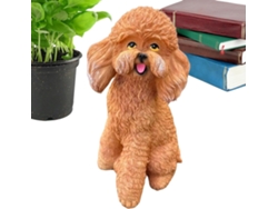Estatua de perro para jardín | Esculturas bonitas para exteriores | Decoración de césped, entrada Gokoco