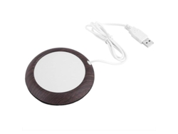 Calentador De Tazas Metálico Usb Con Almohadilla De Aislamiento Térmico Para Café Y Té.
