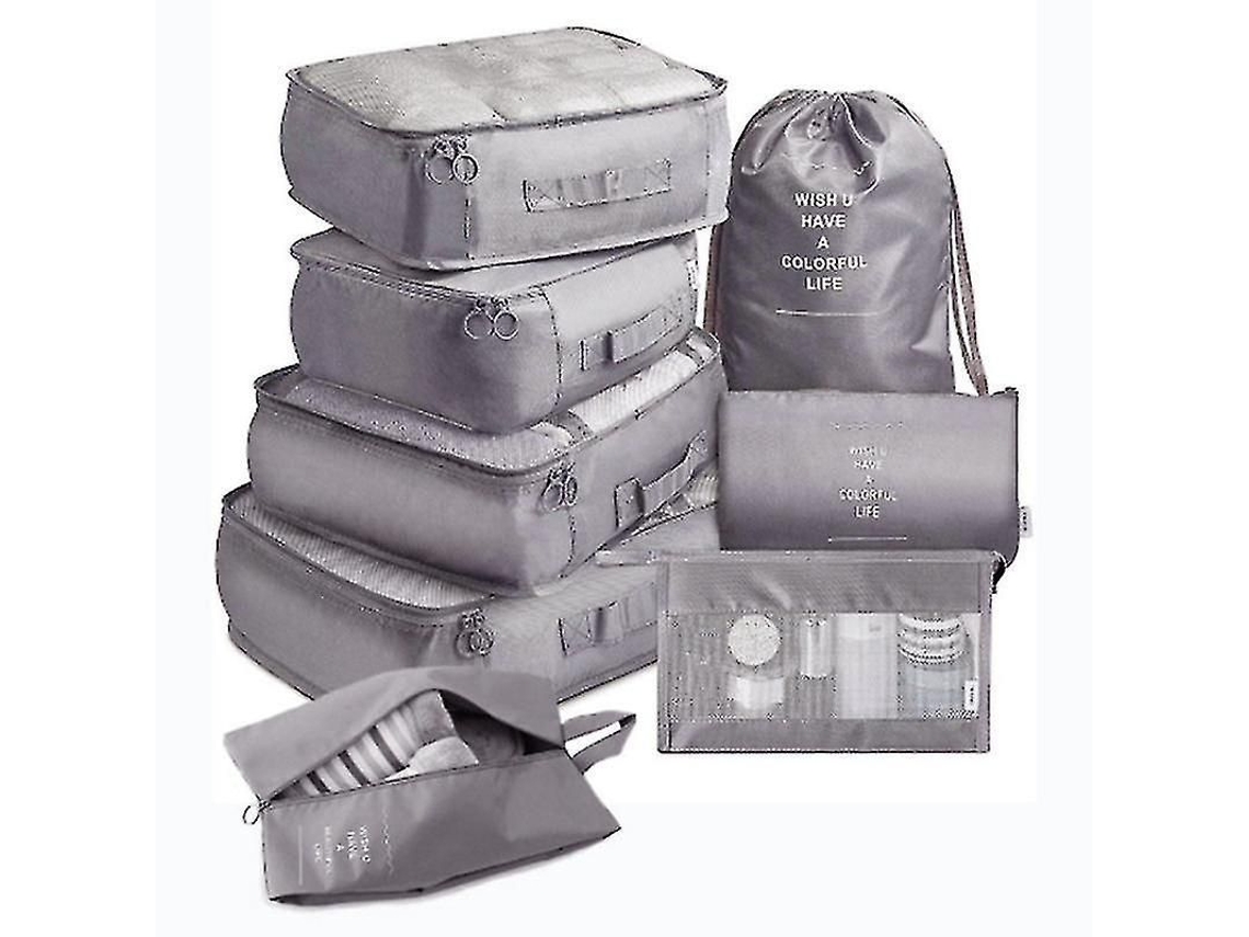 2026-8 Bolsas Organizadoras De Viaje Impermeables Para Ropa Zapatos Y Accesorios Mochila Maleta