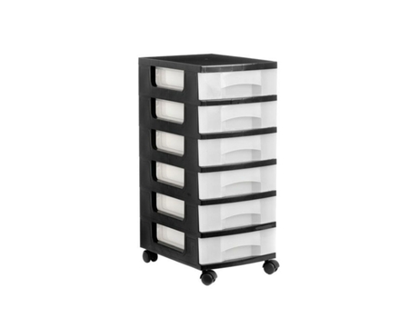 Cajonera ARCHIVO 2000 Negro Polipropileno 39 x 29 x 68,5 cm