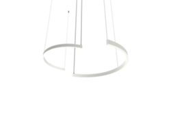 LUMICOM | Half Lampara De Techo Lineal X2 Monocolor Mate