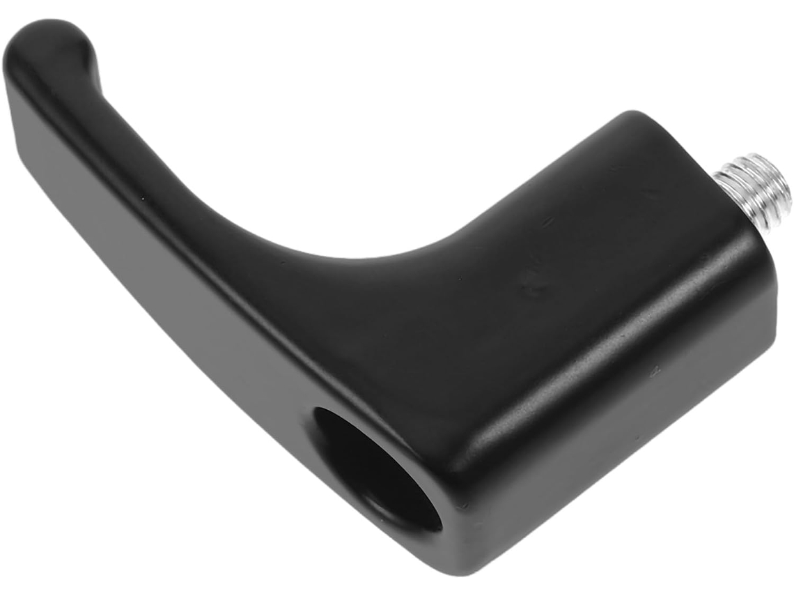 Gancho Aluminio Negro Colgar Casco Bicicleta Frontal Taladro Patinete Eléctrico Motocicleta Soporte Robusto