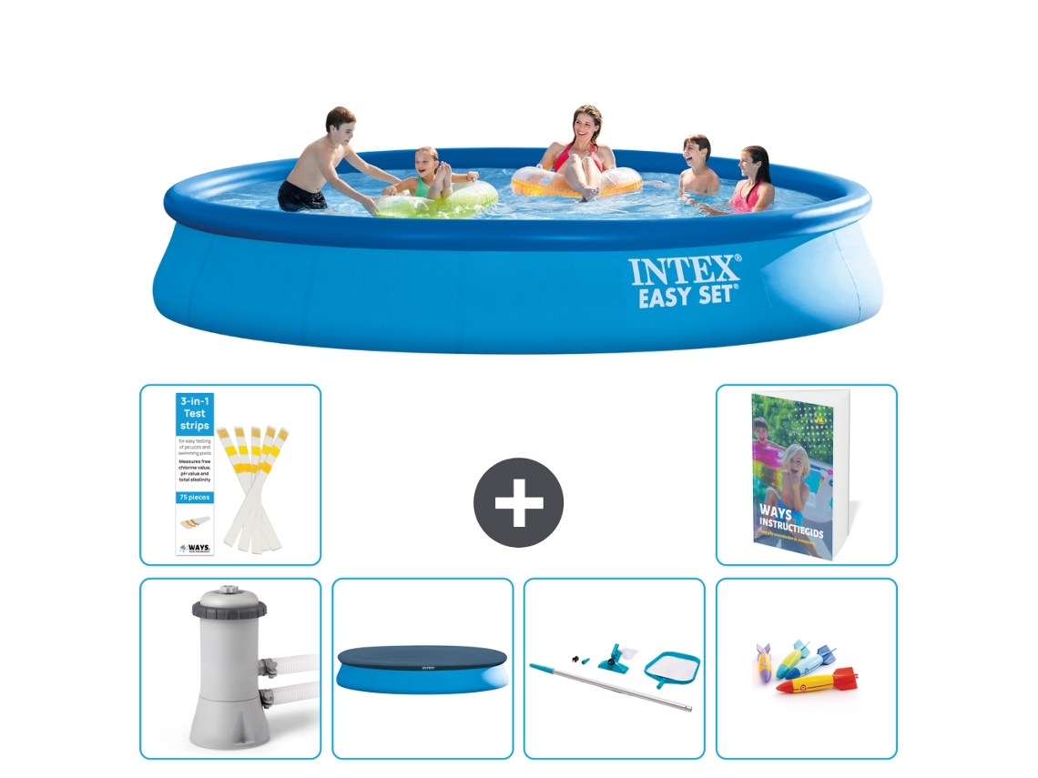 Intex Piscina Easy Set Redonda - 457x84 Cm - 7-peças S299