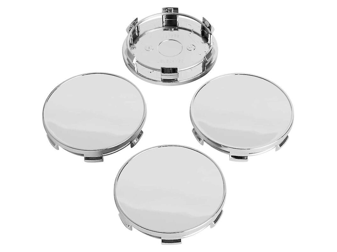 Tapas Centrales De Buje De 69 Mm Para 2024, Compatibles Con 3613, 6783 Y 536, Juego De 4 (cromadas, Exterior De 68 Mm, Interior De 65 Mm).